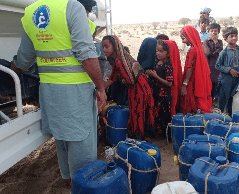 disaster management water crisis flood affectees help out by ghais welfare and educational trust (4)