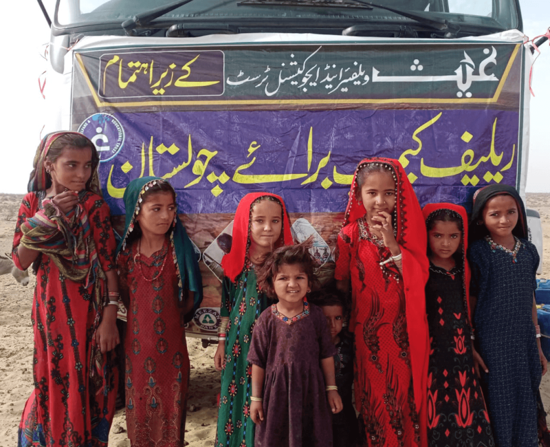 disaster management water crisis flood affectees help out by ghais welfare and educational trust (8)